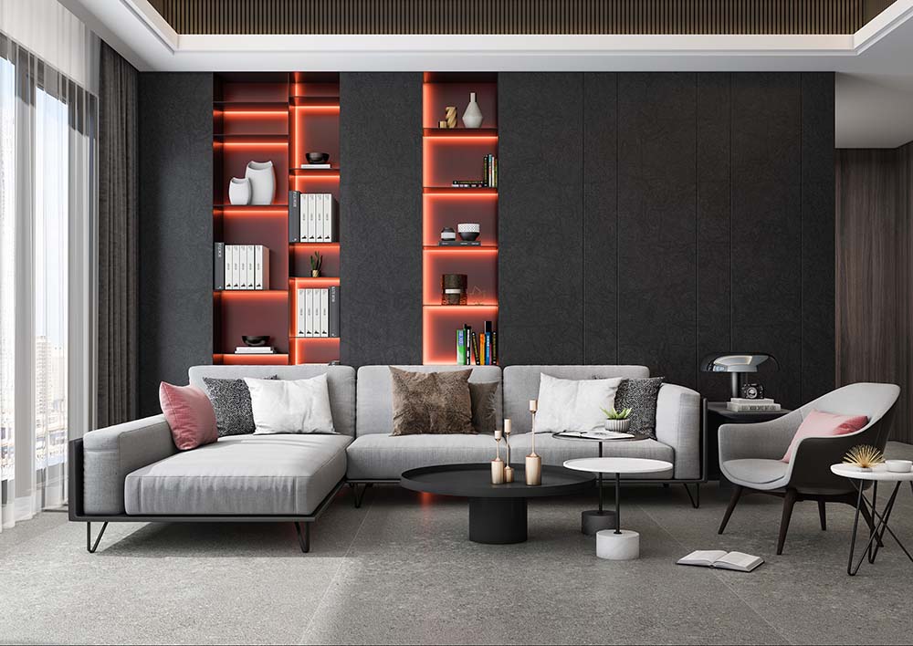 巖板在廚衛空間的應用(圖1) 巖板在廚衛空間的應用(圖1)