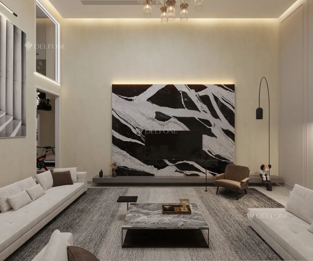 DELFONE家裝巖板 | 羅馬理石系列 “皇家西米”,讓家美出新高度
