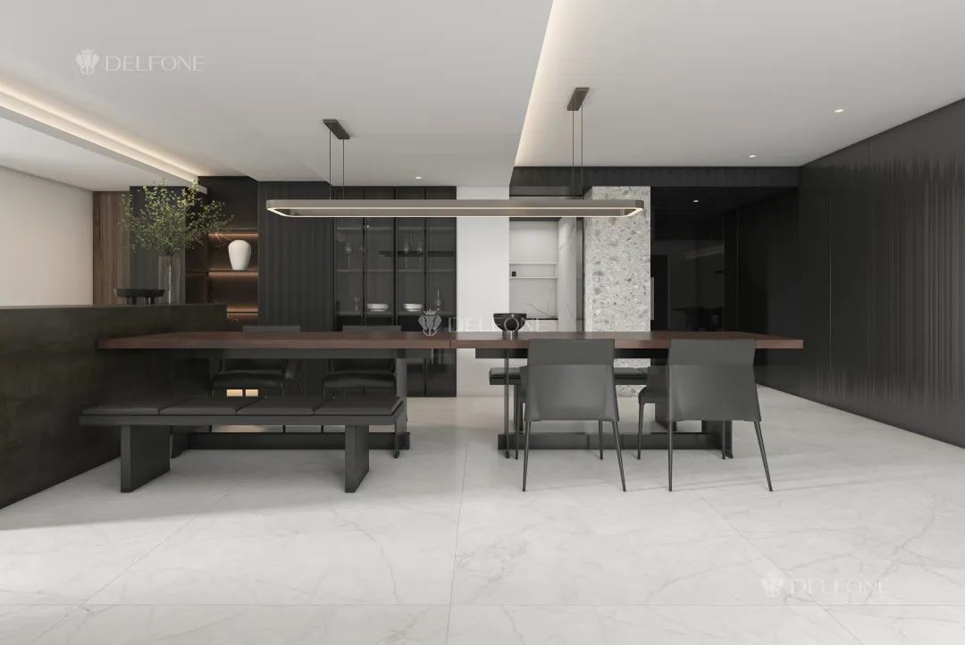 DELFONE家裝巖板 | 克里特雪白、米諾斯白,以一抹純凈的白色演繹靜謐之境