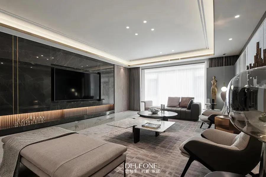 DELFONE案例分享| 巖板成就輕奢優(yōu)雅的高定家居!(圖2) DELFONE案例分享| 巖板成就輕奢優(yōu)雅的高定家居!(圖2)