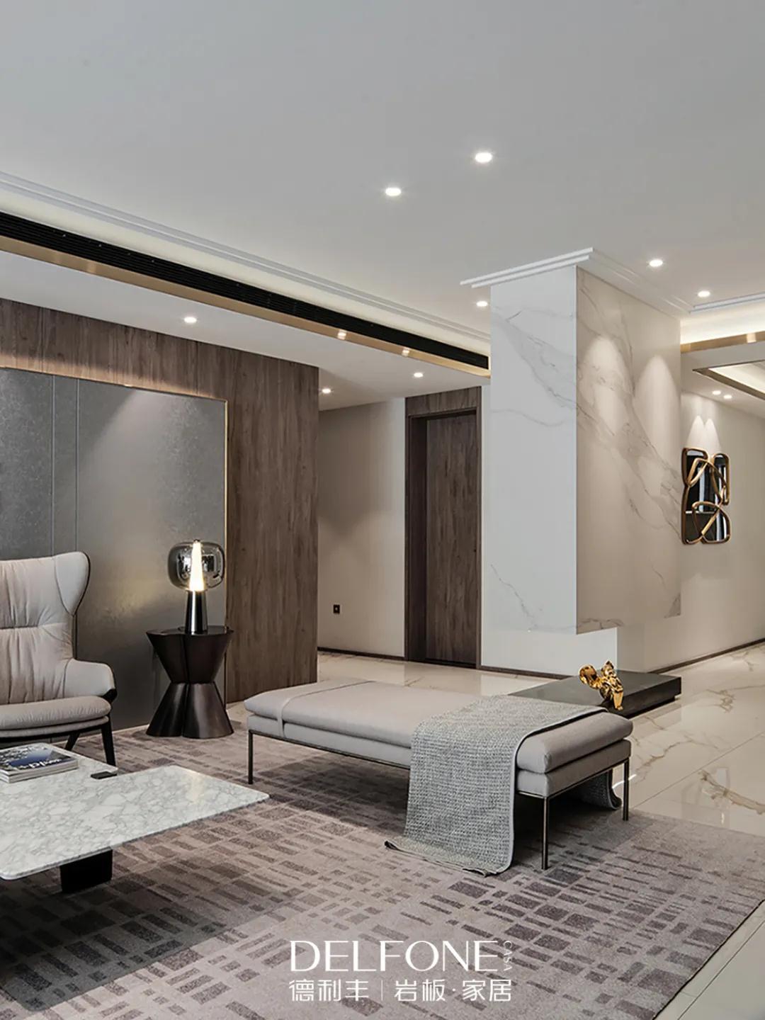 DELFONE案例分享| 巖板成就輕奢優(yōu)雅的高定家居!(圖6) DELFONE案例分享| 巖板成就輕奢優(yōu)雅的高定家居!(圖6)
