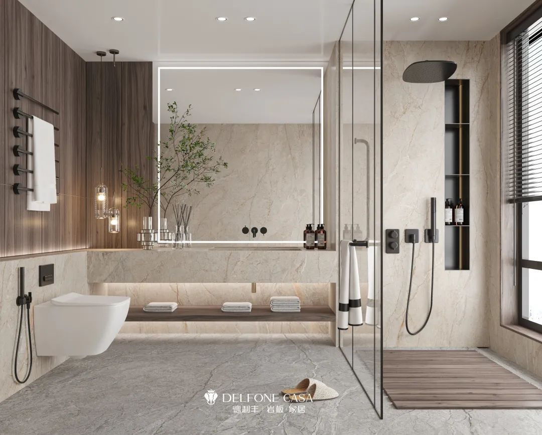 DELFONE新品 | 卡比亞金棕石、卡比亞石紋灰鑄就高端的質感居所(圖7)