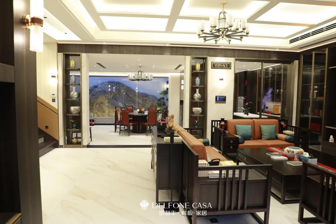 家裝案例 | 280㎡蘇州園林式巖板別墅，古典尊貴，古色古香(圖11)