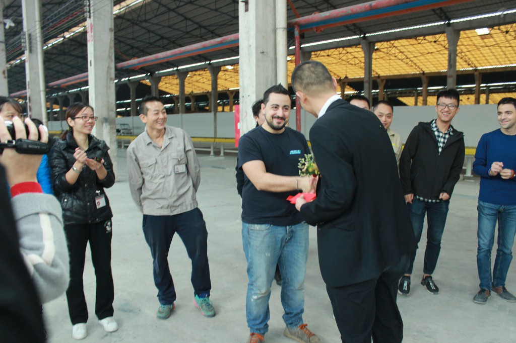 喜訊丨德利豐家居首條大巖板生產(chǎn)線，今天正式(圖6)