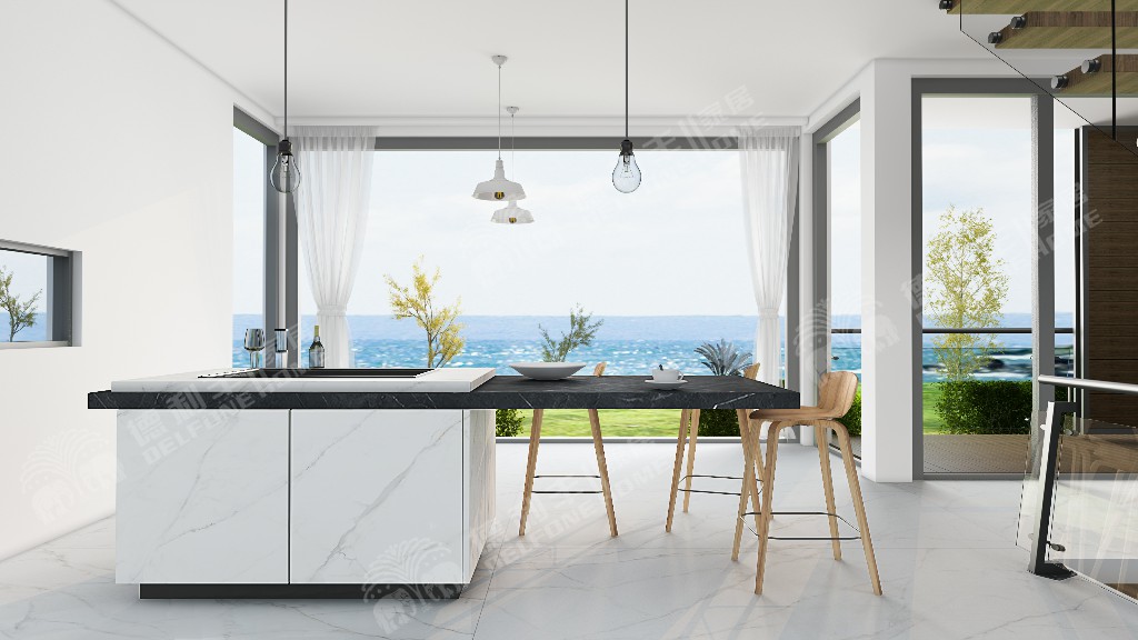 德利豐家居5分鐘教會你大巖板櫥柜加工方法！