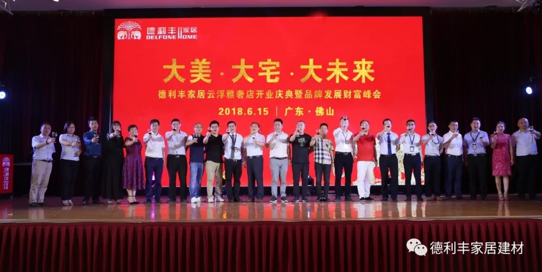 德利豐家居云浮雅奢店暨品牌發展財富峰會,吸引
