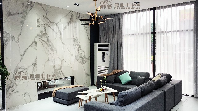 大巖板應用案例|輕松駕馭高顏值，巖板墻面玩出(圖4)