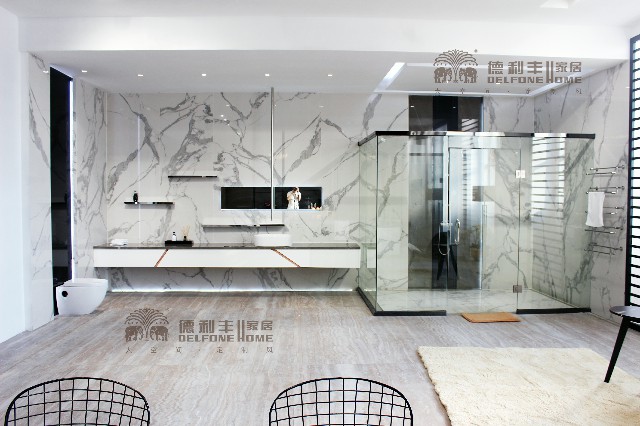 大巖板應用案例|輕松駕馭高顏值，巖板墻面玩出(圖7)