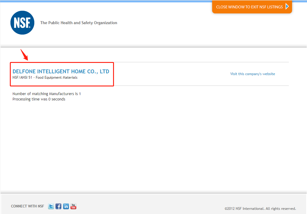 NSF國際級權(quán)威認證 | 德利豐全系列產(chǎn)品榮膺“NSF食品設備認證”(圖3)