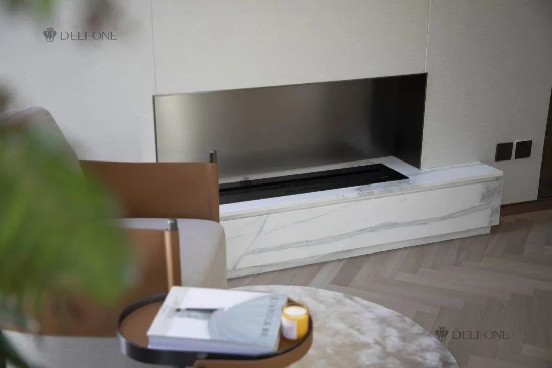 DELFONE案例分享 | 420㎡現(xiàn)代輕奢,全巖空間悅享高階質(zhì)感生活(圖11) 圖片