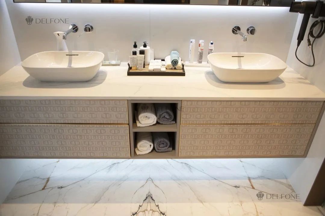 DELFONE案例分享 | 420㎡現(xiàn)代輕奢,全巖空間悅享高階質(zhì)感生活(圖13) 圖片