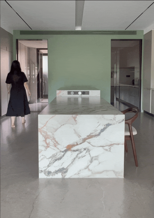 DELFONE實(shí)景案例 | 重慶270㎡私宅巖板全案應(yīng)用，簡(jiǎn)奢入境(圖7)