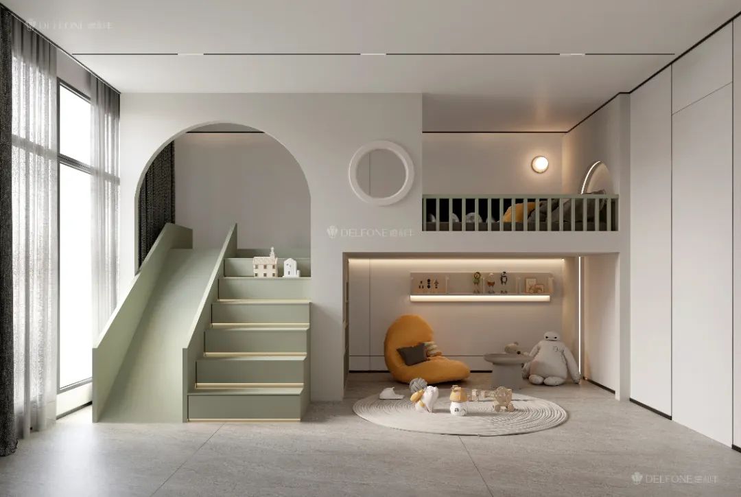 DELFONE案例分享 | 161㎡現代風格大平層，簡約生活美學(圖7)