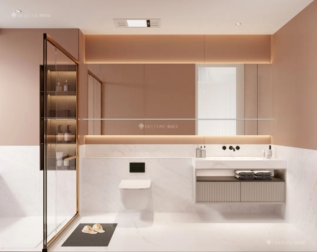 DELFONE案例分享 | 161㎡現代風格大平層，簡約生活美學(圖9)