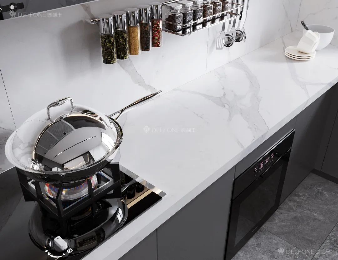 DELFONE案例分享 | 246㎡現(xiàn)代輕奢大平層，巖美生活心之所向(圖9)