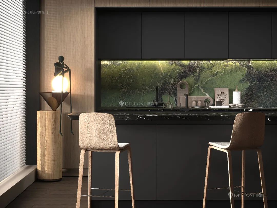 DELFONE新品 | 數(shù)碼玲瓏石·牛油果綠，油畫般質(zhì)感賦予空間藝術(shù)生命力(圖16)